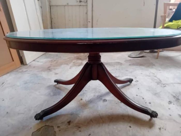Glass table