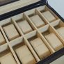 Fossil leather watch and jewellery storage box Image 2