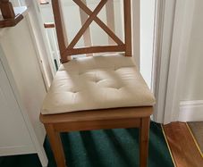 IKEA Rosentorp wooden dining chair - pine finish