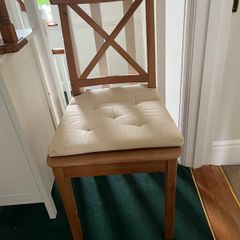 IKEA Rosentorp wooden dining chair - pine finish