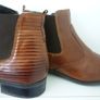 Brown Leather Chelsea Ladies Boots.  Side Zip. Colour Saddle Brown. Brand Ellen Blake.  Size Uk 6 / Eu 39.   In Very Good Condition. Quality Leather Image 7