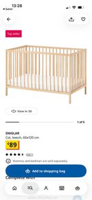 ikea cot