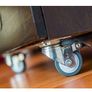Castor Wheels with Brake Heavy Duty Swivel Wheels for Furniture 50mm + Screws 200KG Image 8