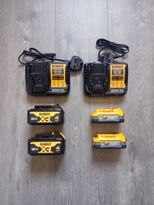 DeWalt Batteries and Chargers (New)