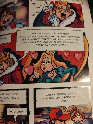 collectable a comic for young people on a peaceful Europe without frontiers
