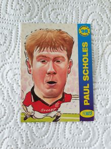 Paul Scholes Manchester United Football Trading Card 1998 to 1999
