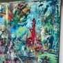Original Abstract Painting Framed Original Abstract Paintin  Contemporary Irish Art Image 2