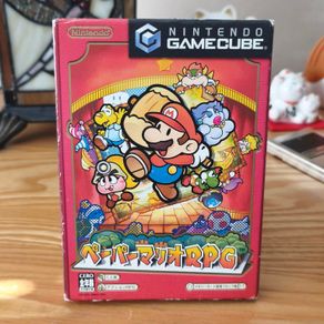 Paper Mario Nintendo Game Cube Japan.