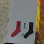 Set of 3 pairs of licensed One Piece socks featuring Straw Hat Pirates graphics. Image 2