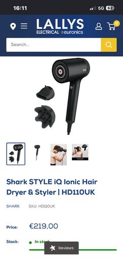 Shark IQ styler