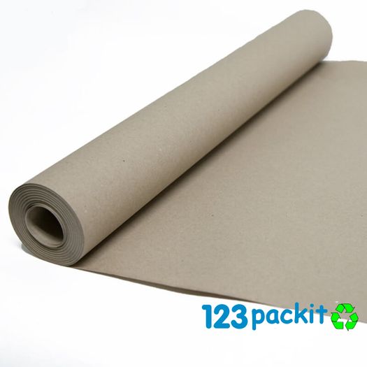 Kraft Paper Roll 20 meters long 750 mm wide excellent for wrapping, shipping, ecommerce eco-friendly recyclable compostable