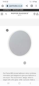 Roper Rhodes Illuminated Mirror 800mm