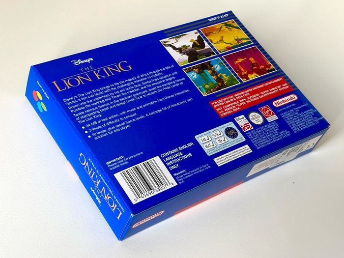 Disney's The Lion King for Nintendo SNES - Boxed and Brand New