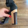 Miista black and lilac metallic block heel sandals Image 5