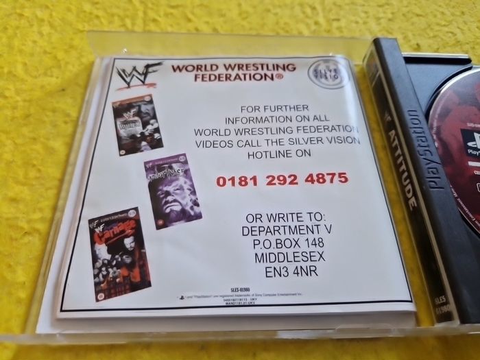 Wf Attitude Get it PlayStation1 Ps1 PlayStation2 Ps2 games Original