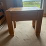 2 x Solid wood beside table Image 5