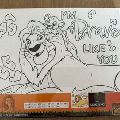 Lion King Paint by Numbers