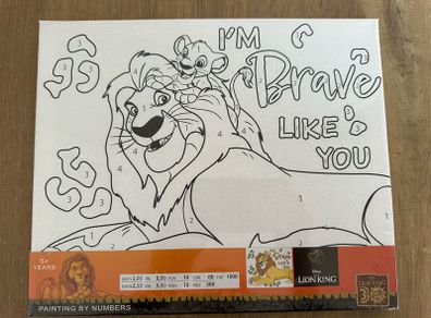 Lion King Paint by Numbers