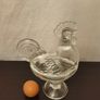 Creative Decor Japanese Imported Glass Rooster Pot Image 5