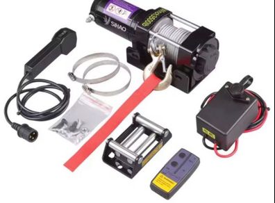 Electric Winch 4500lbs suit small jeep or quad , recovery trailer etc