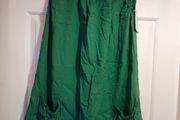 Green cotton dress/tunic