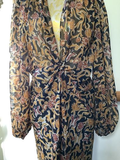 Zara parsley print dress, new, size M