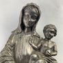 Vintage pewter Madonna and child wall hanging Image 5