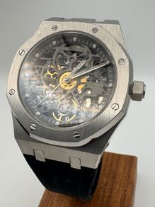 GEYA automatic skeleton watch