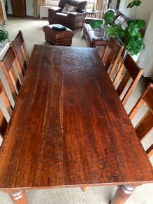 Teak Dining Table & 6 Chairs