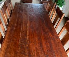 Teak Dining Table & 6 Chairs