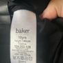 Ted Baker black pleated leatherette Image 4