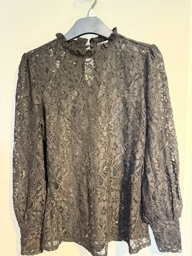 blouse black XS elegant