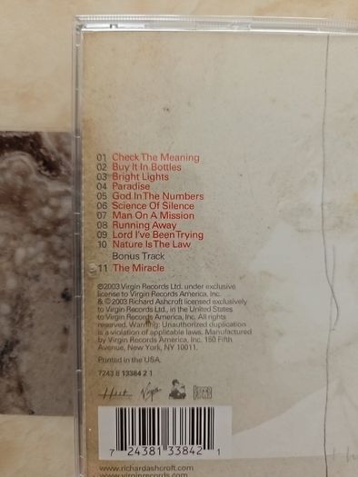 Richard Ashcroft CD  - Human Conditions
