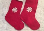 2 Brand New Felt Christmas Stockings