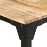 Dining Table 180x90x76 cm Rough Mango Wood Image 4