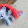 Rainbow Dash Brushable Figure Sparkle Glitter MLP G4 My Little Pony 2010 Image 5