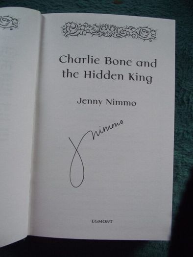 Jenny Nimmo-Children of The Red King (Charlie Bone)-13 Books 1st/1st & Signed