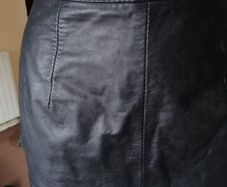 beautiful new designer leather skirt