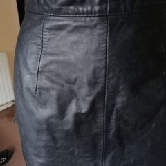 beautiful new designer leather skirt