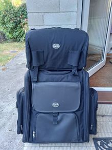 Motorcycle sissy bar bag