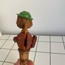 Vintage Anri Hand Carved Wood Beer Drinker Bottle Cork Stopper Image 5