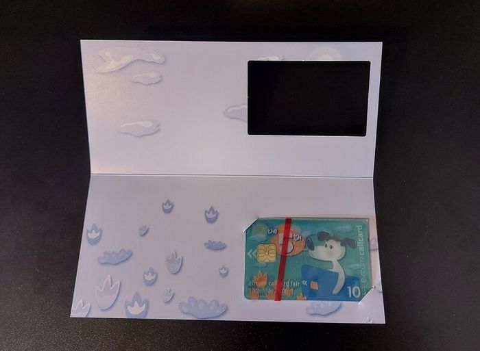 Callcard Mint in Folder
