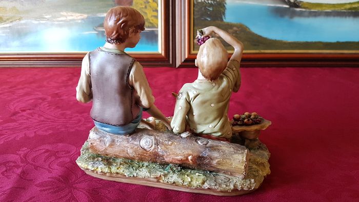 Capodimonte Italian Porcelain Large Figurine