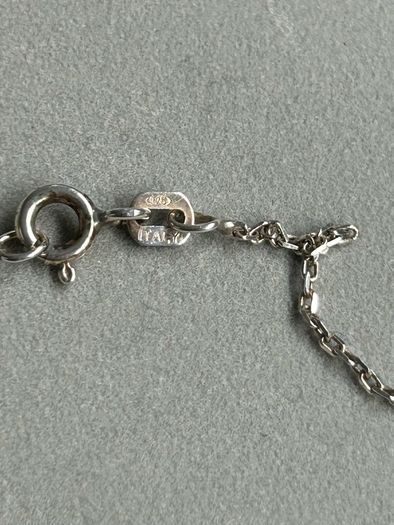 silver cross chain