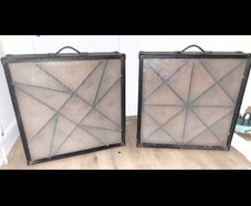 2 x vintage  light boxes
