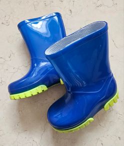 Demar Toddler Blue/Neon Yellow Wellies EU 20/21