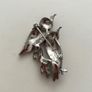 Vintage Enamel Crested Bird Brooch 1970s Image 2