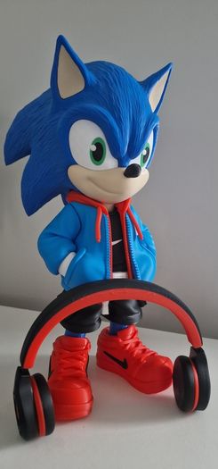Sonic the Hedgehog Urban Vibes - 3D Fan Art Print (46cm)