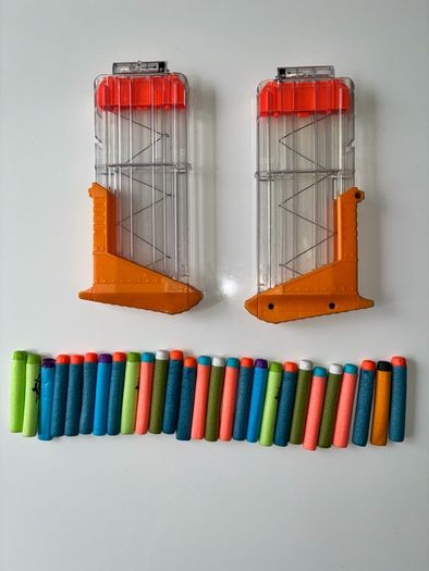 Nerf N Strike Roughcut, Modulus Ironfire, Rayburn Fire Blasters & Slingstryke With Acc