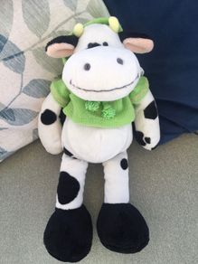 Cute soft cow toy